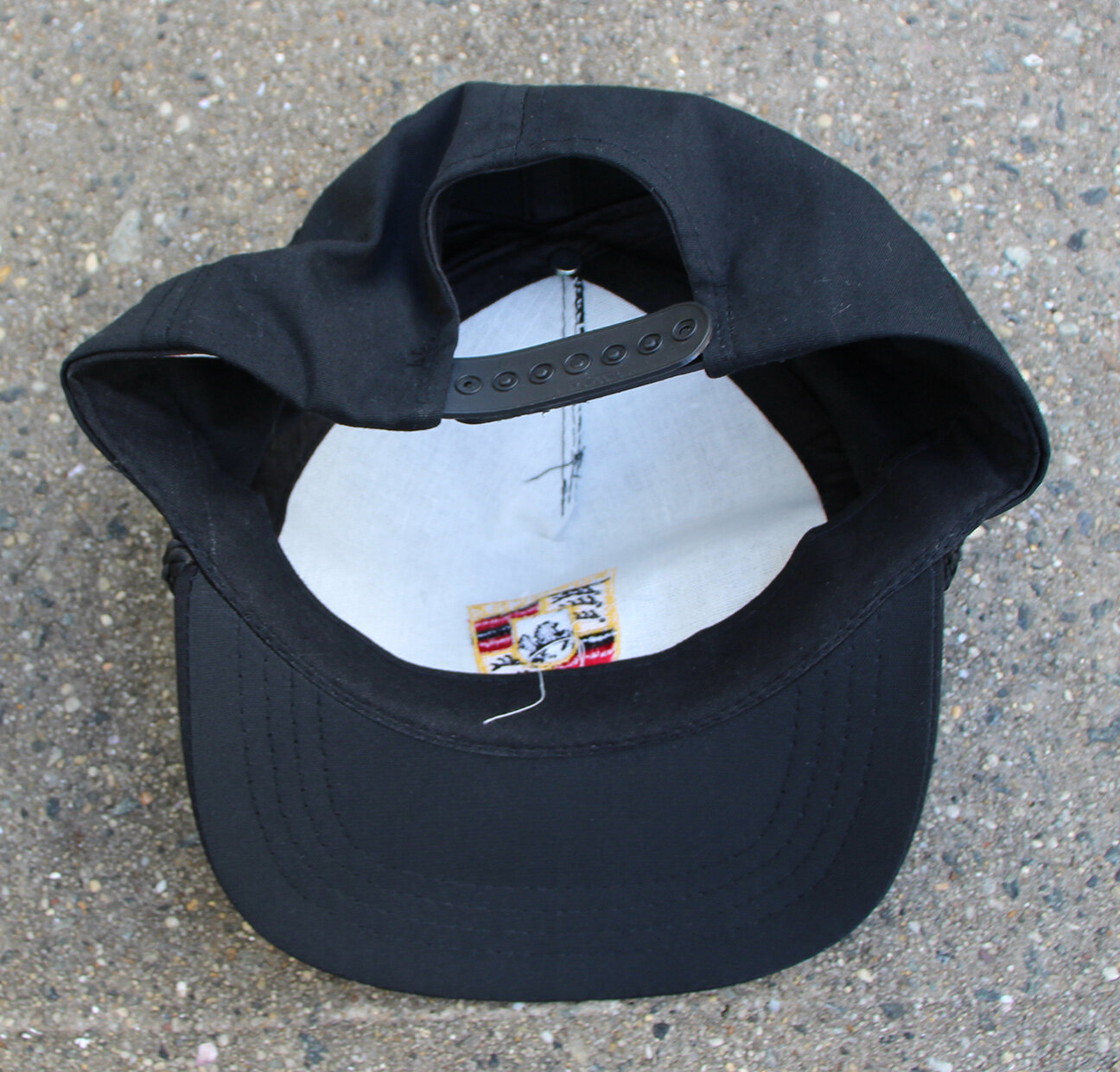Vintage Porsche Black Rope Hat — RootsBK